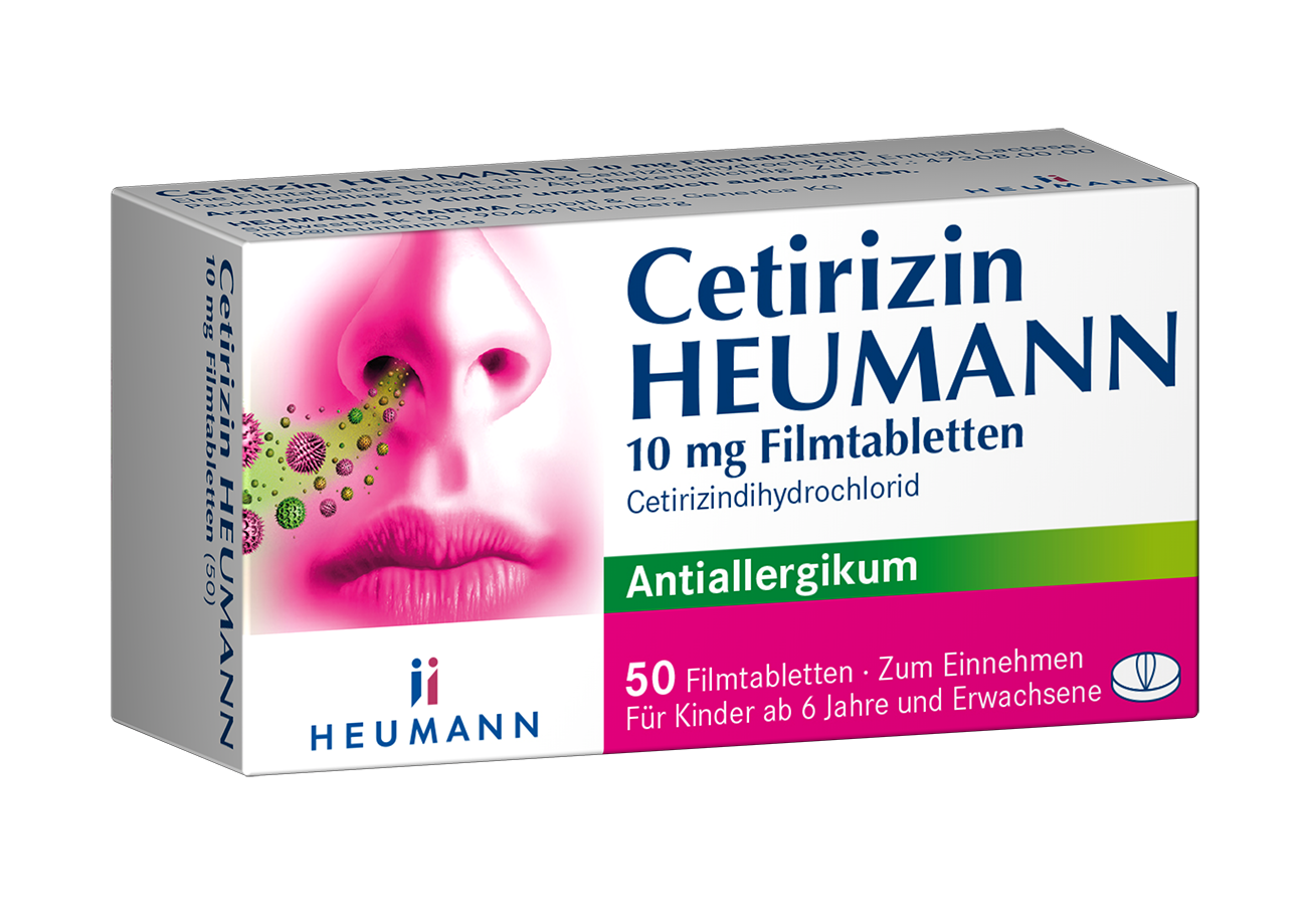 CETIRIZIN Heumann 10 mg Filmtabletten